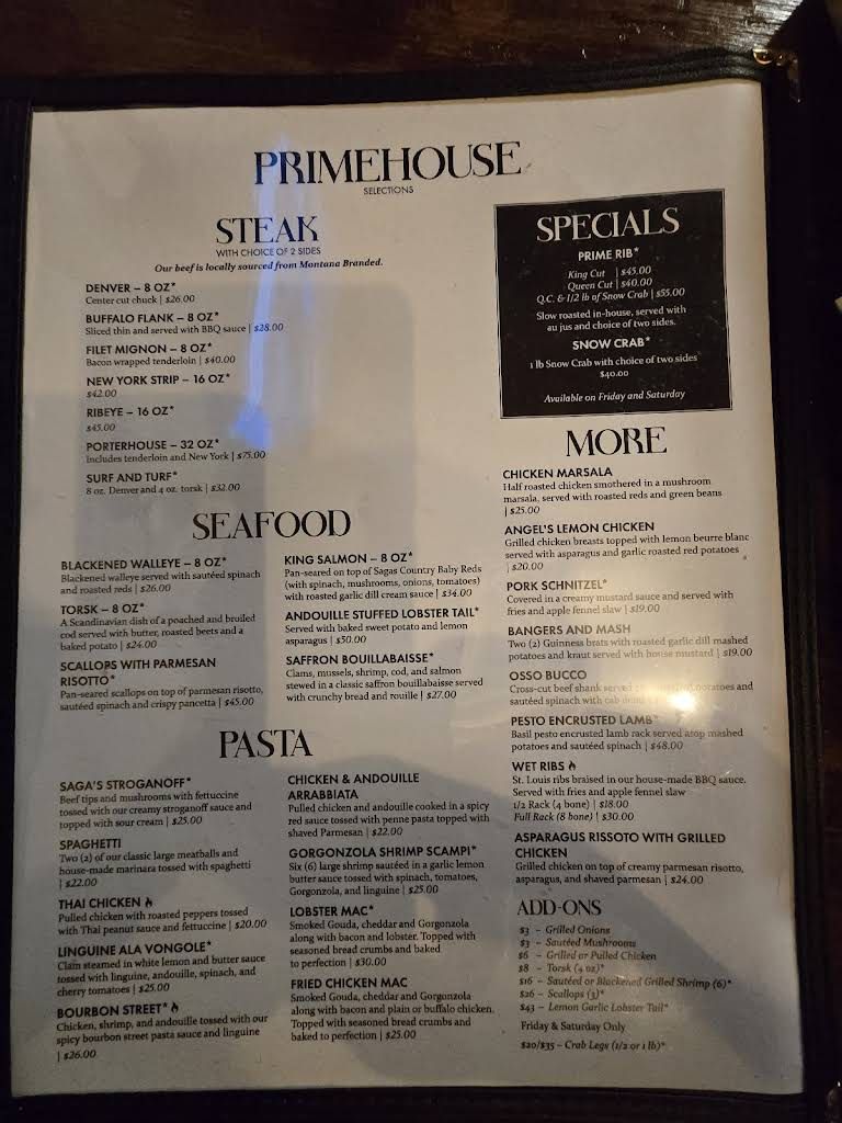 Sagas Menu 2