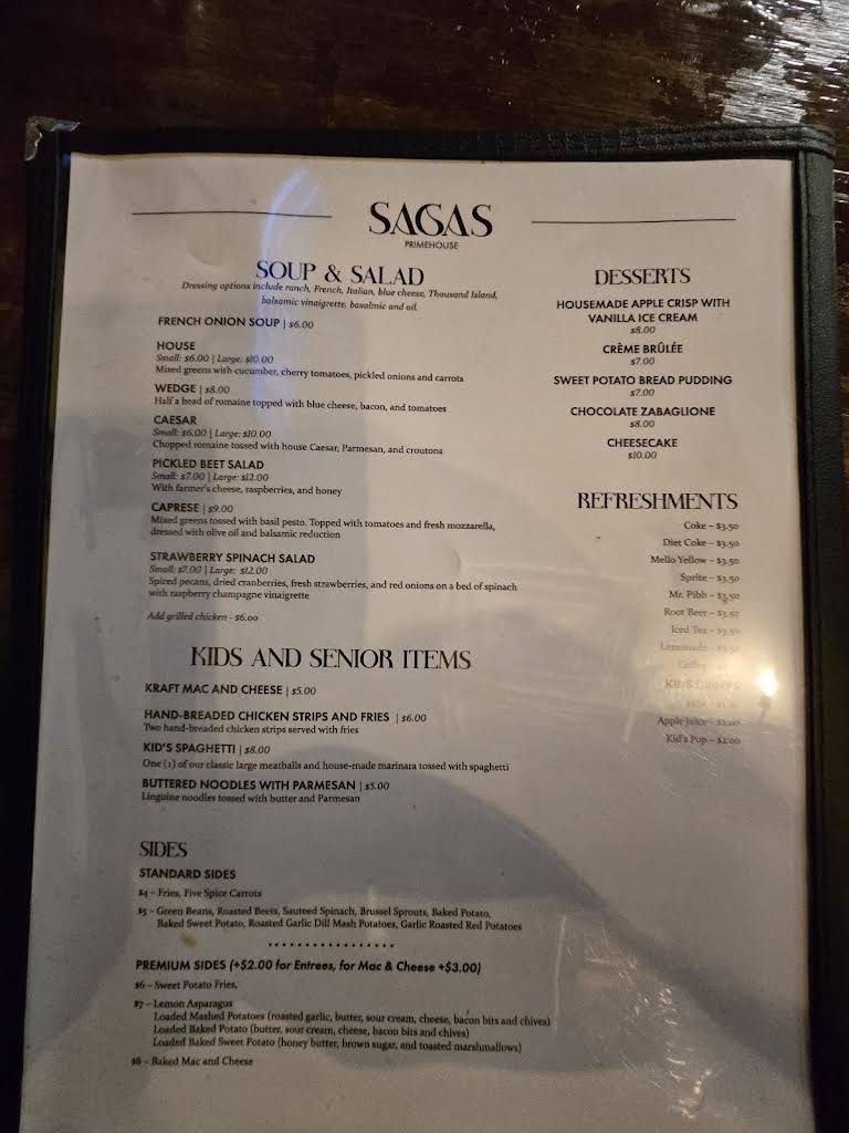Sagas Menu 3