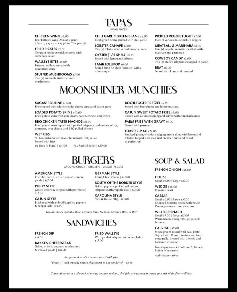 Sagas Menu 8